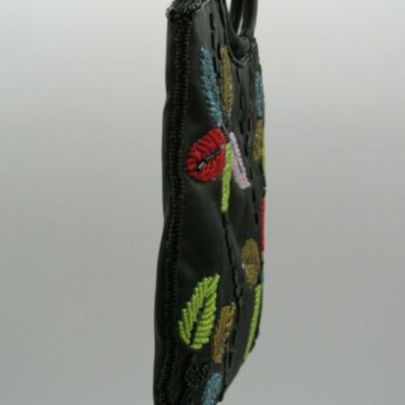 BIJOUX TERNER* Women's‎ Purse Handbag Magnetic Closure Pockets Multi Sequence - Picture 2 of 6